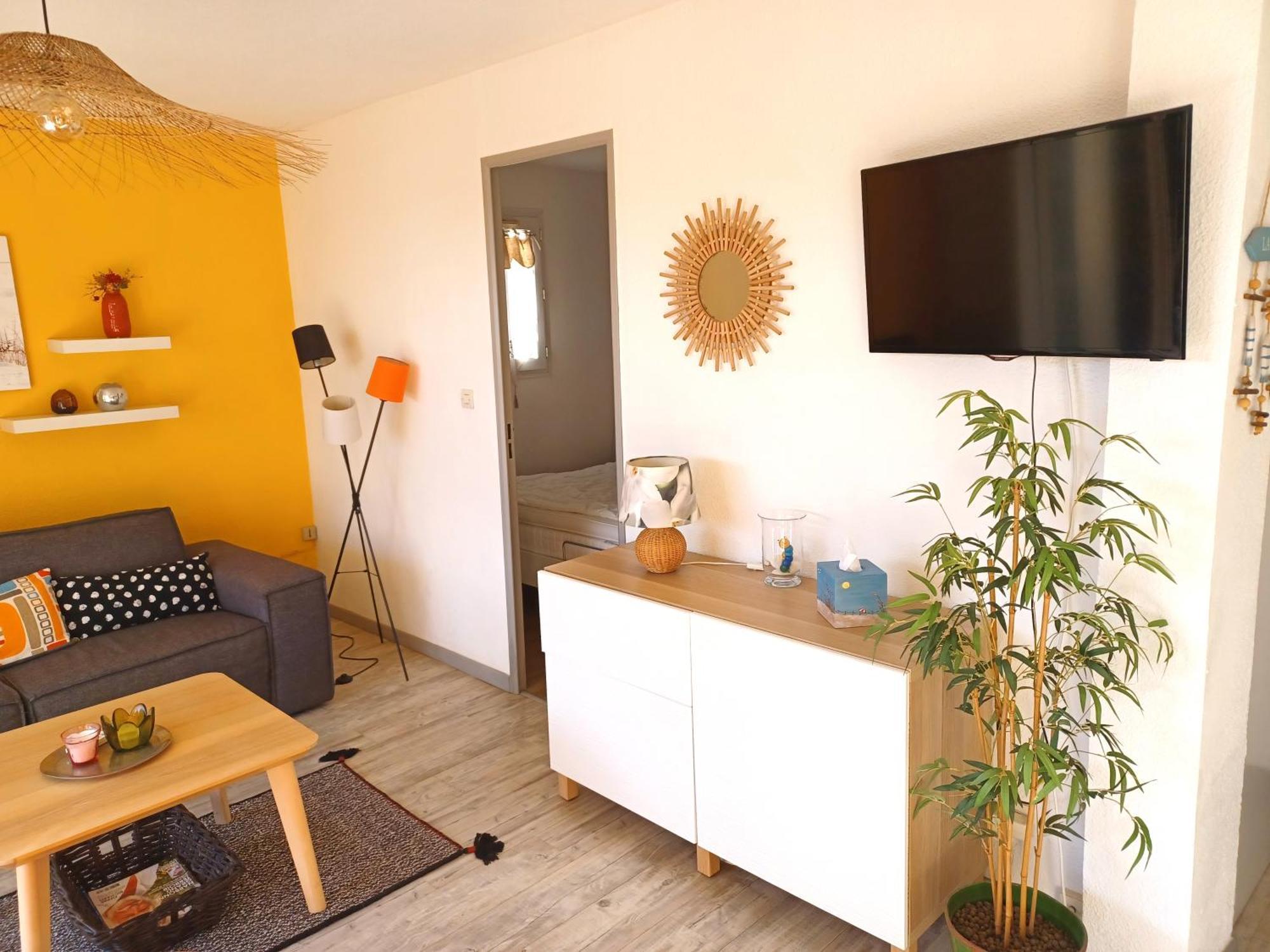 Plain-Pied Jardin 6 Personnes Clim Vue Mer Parking Wifi Terrasse Piscine Dans La Residence Saint-Pierre-la-Mer  Exterior photo