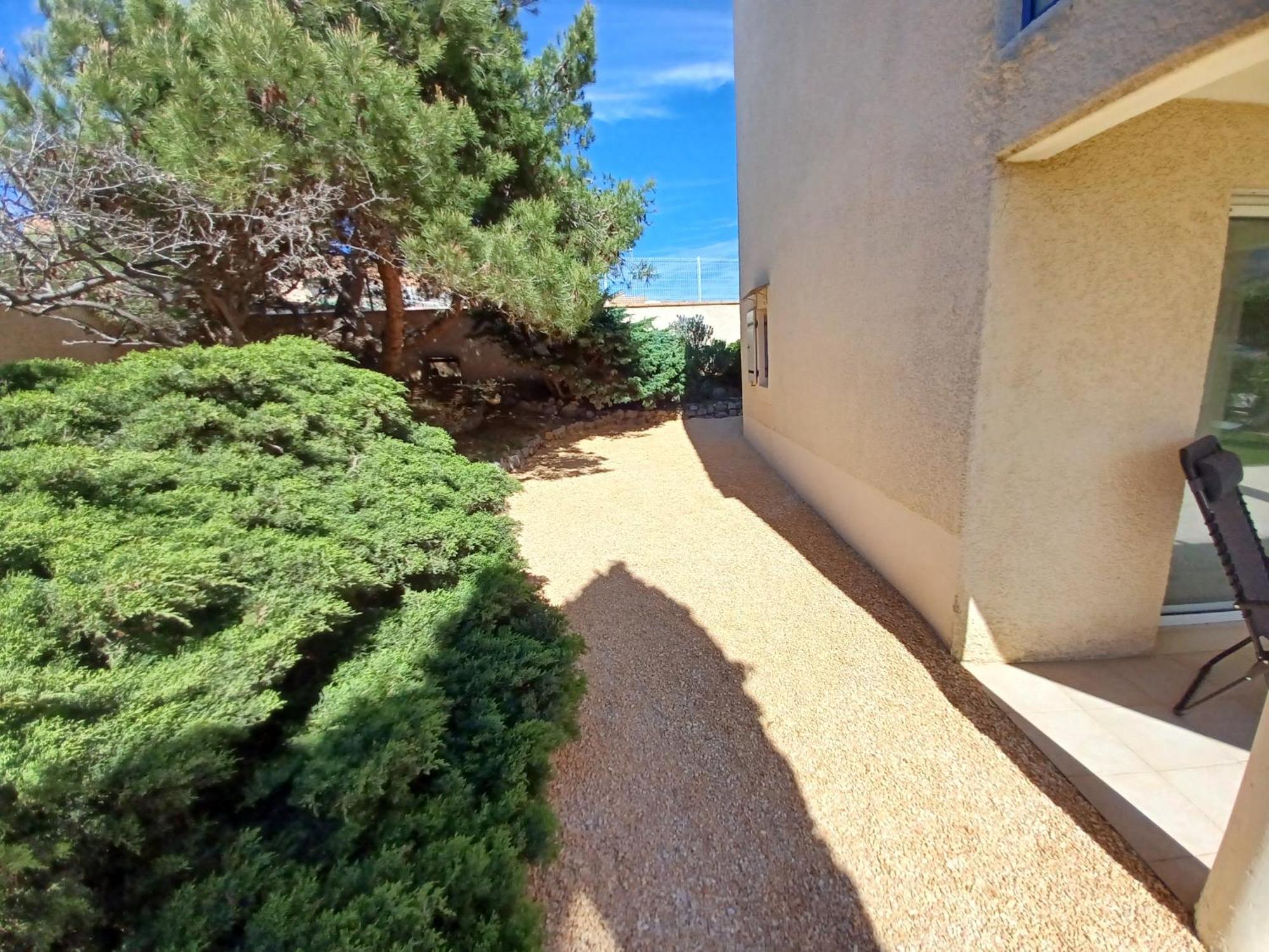 Plain-Pied Jardin 6 Personnes Clim Vue Mer Parking Wifi Terrasse Piscine Dans La Residence Saint-Pierre-la-Mer  Exterior photo